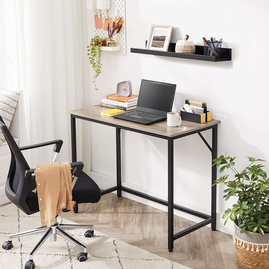 Songmics Bureau | Vasagle-Bureau-Industriel-Assemblage-Simple-Lwd041