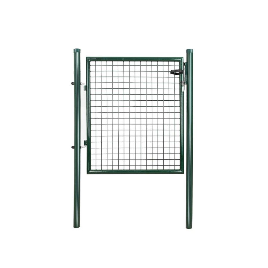 Songmics Portillons | Songmics-Portillon-De-Jardin-En-Acier-Galvanise-Ggd150