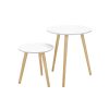 Songmics Tables Basses | Songmics-Table-De-Salon-Rond-Design-Let07