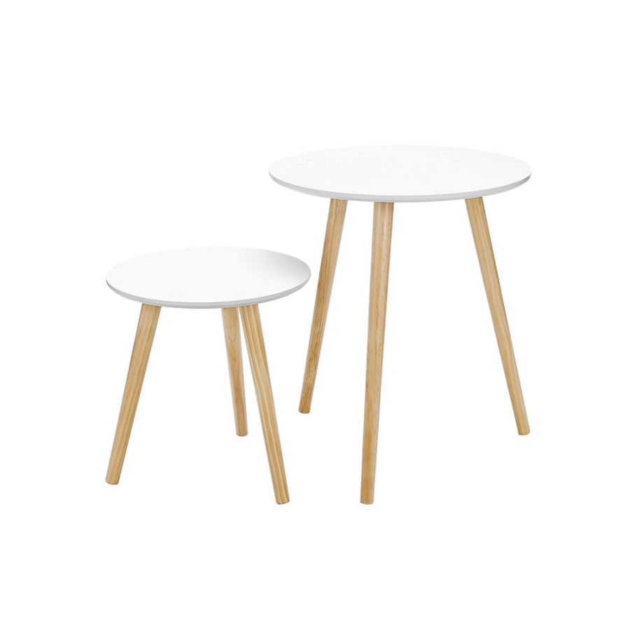 Songmics Tables Basses | Songmics-Table-De-Salon-Rond-Design-Let07