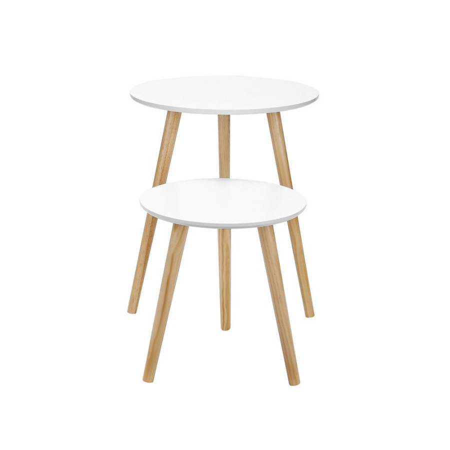 Songmics Tables Basses | Songmics-Table-De-Salon-Rond-Design-Let07